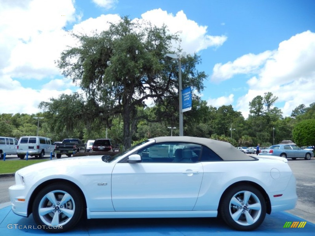 Oxford White 2014 Ford Mustang GT Convertible Exterior Photo #83469537