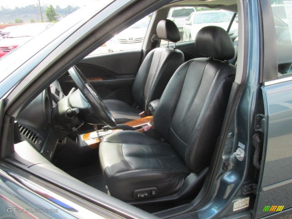 2002 Altima 2.5 SL - Opal Blue Metallic / Charcoal Black photo #12