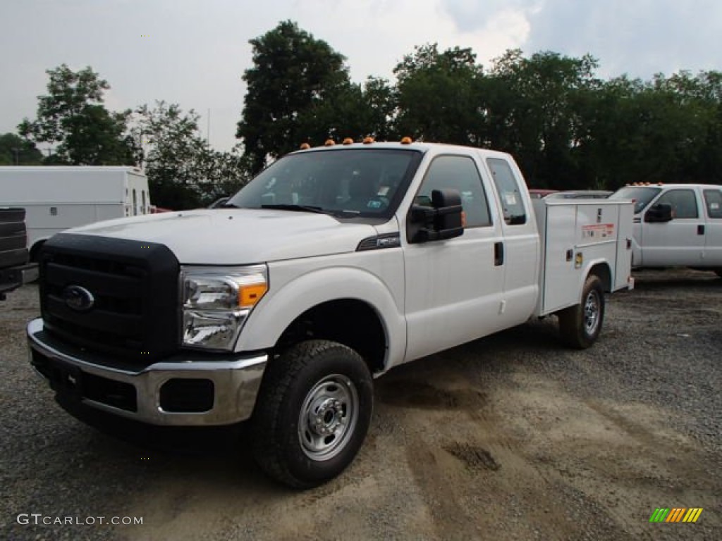 Oxford White 2013 Ford F250 Super Duty XL SuperCab 4x4 Utility Exterior Photo #83469834