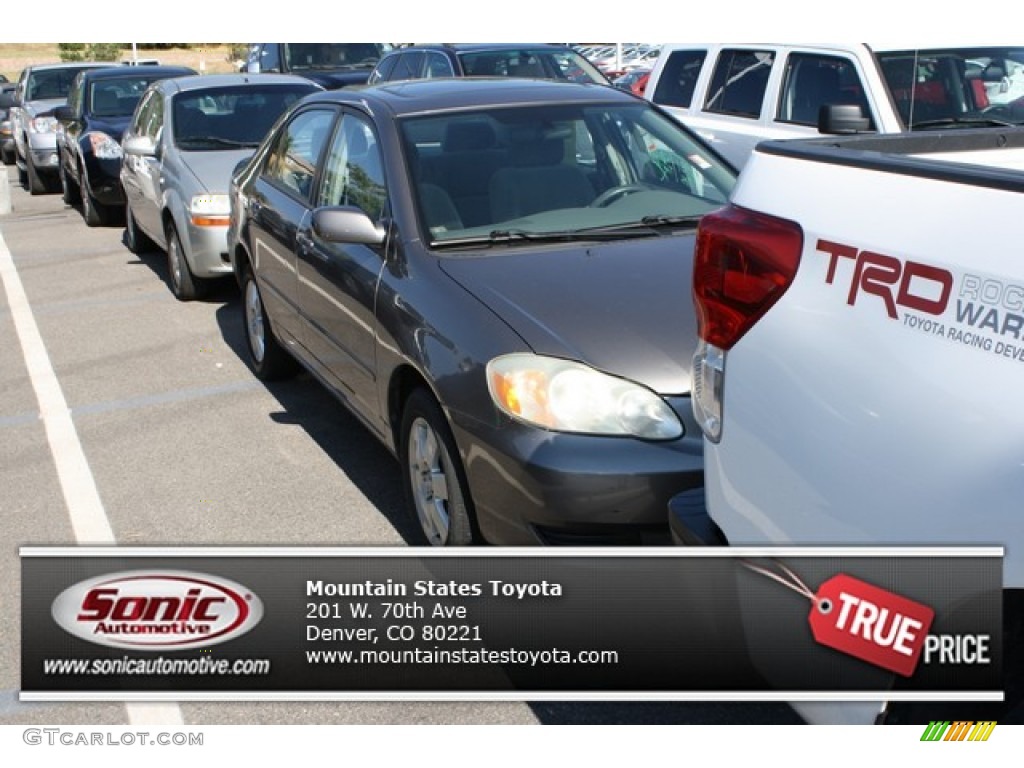 2003 Corolla LE - Moonshadow Metallic / Pebble Beige photo #1