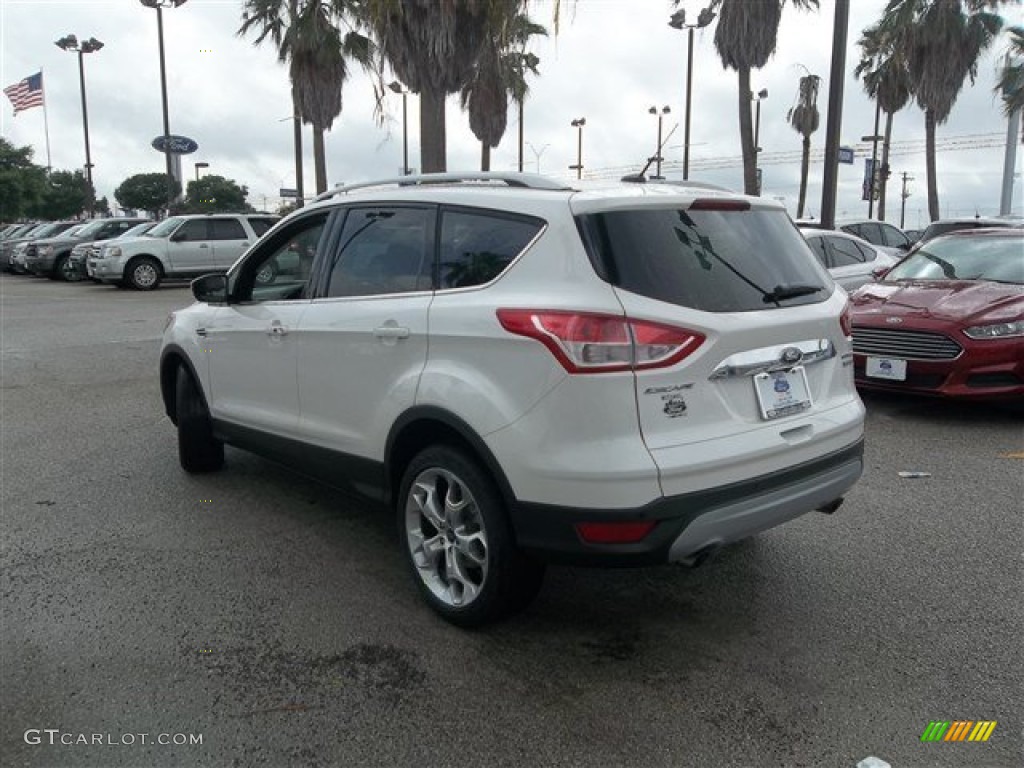 2014 Escape Titanium 2.0L EcoBoost - White Platinum / Medium Light Stone photo #2