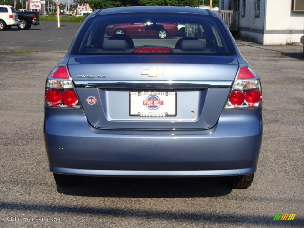 2007 Aveo LS Sedan - Icelandic Blue / Charcoal Black photo #5