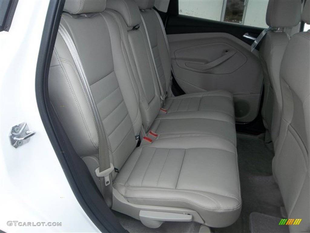 2014 Escape Titanium 2.0L EcoBoost - White Platinum / Medium Light Stone photo #10
