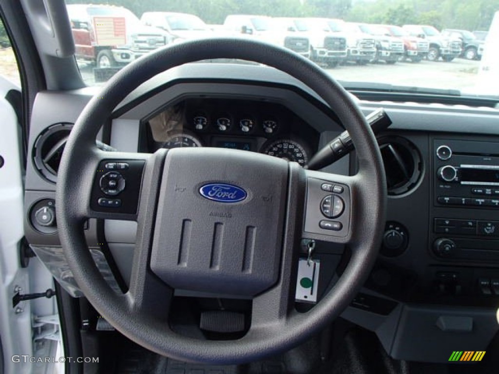 2013 Ford F350 Super Duty XL SuperCab 4x4 Utility Truck Steering Wheel Photos