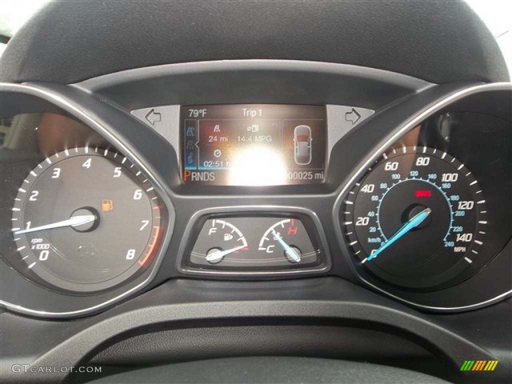 2014 Escape Titanium 2.0L EcoBoost - White Platinum / Medium Light Stone photo #20