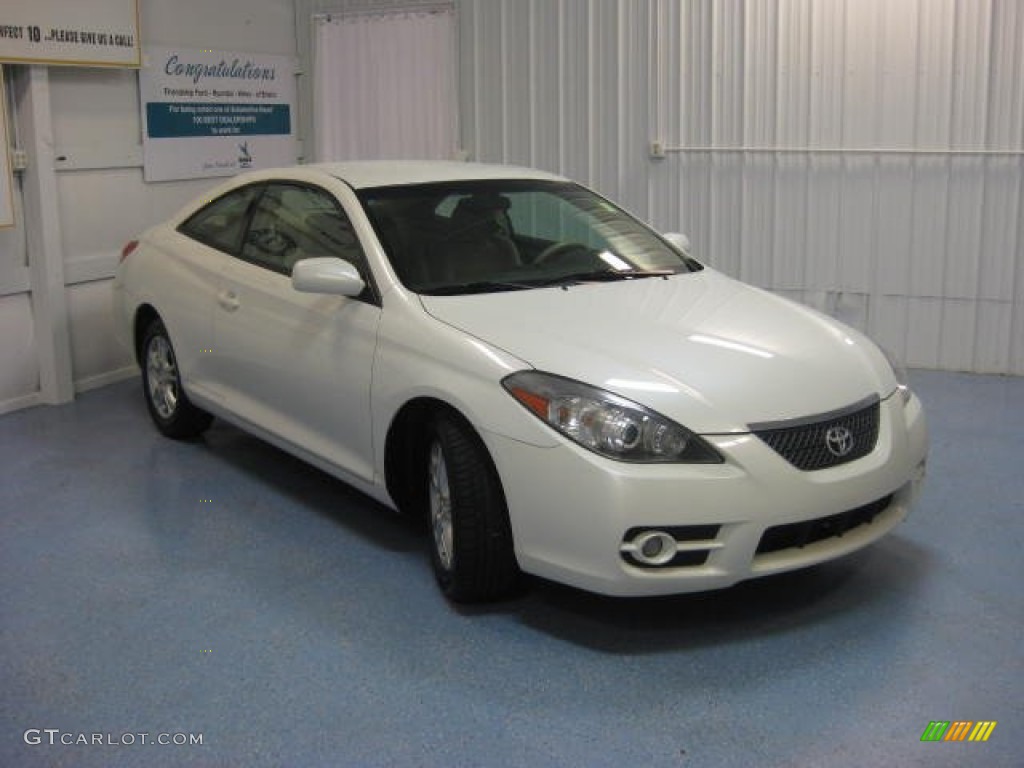 Blizzard White Pearl Toyota Solara