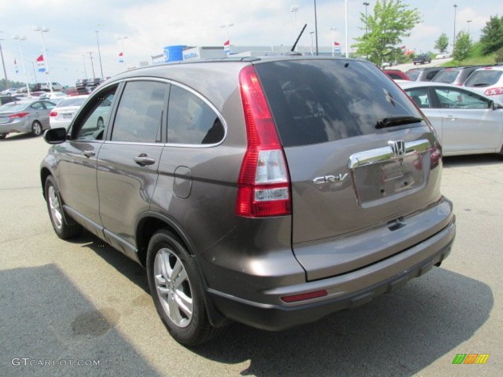 2010 CR-V EX-L AWD - Urban Titanium Metallic / Black photo #8