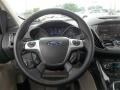 Medium Light Stone 2014 Ford Escape Titanium 2.0L EcoBoost Steering Wheel