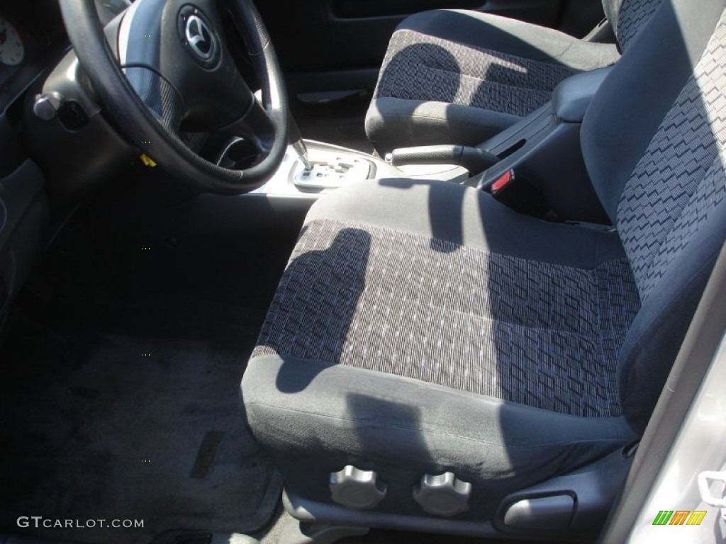 2002 Protege LX - Sunlight Silver Metallic / Gray photo #10