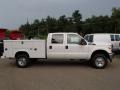 2013 Oxford White Ford F350 Super Duty XL Crew Cab 4x4 Utility Truck  photo #1