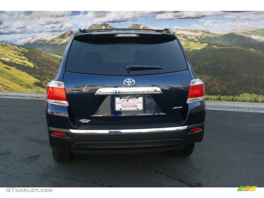 2013 Highlander Limited 4WD - Nautical Blue Metallic / Ash photo #4