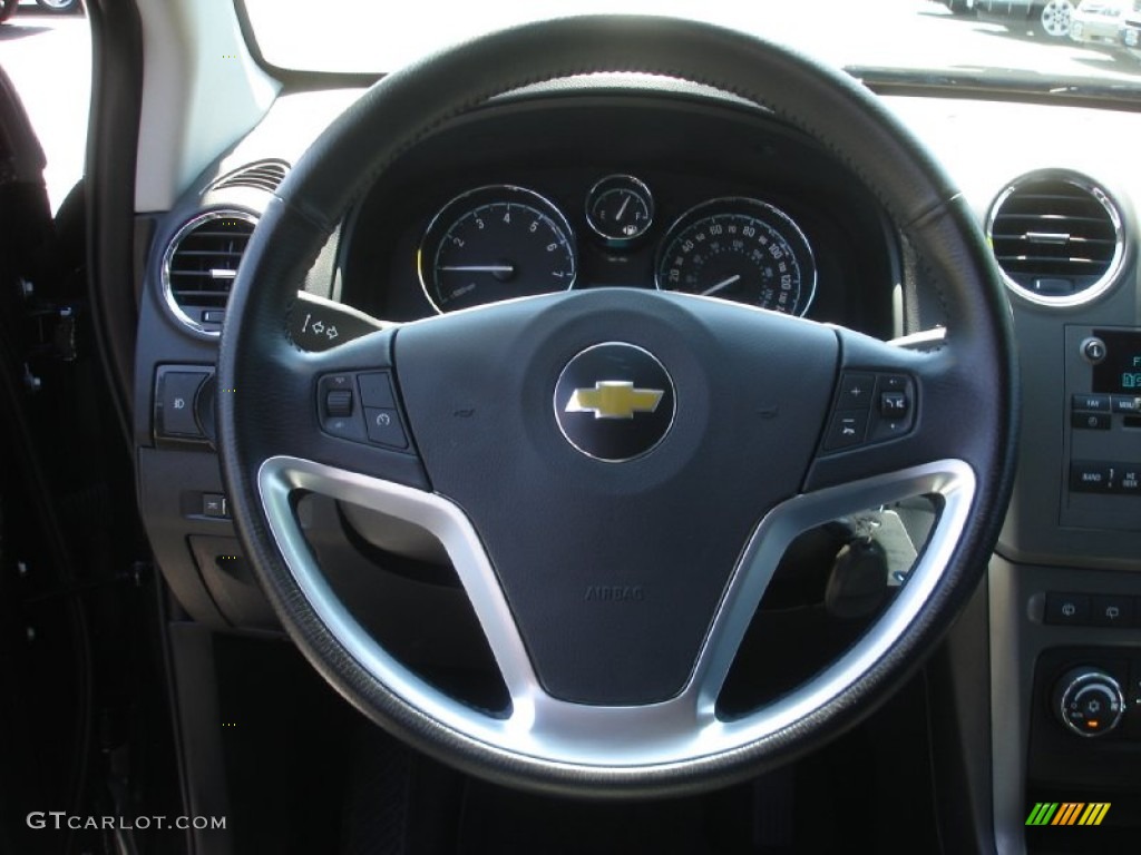 2013 Chevrolet Captiva Sport LS Black Steering Wheel Photo #83472597