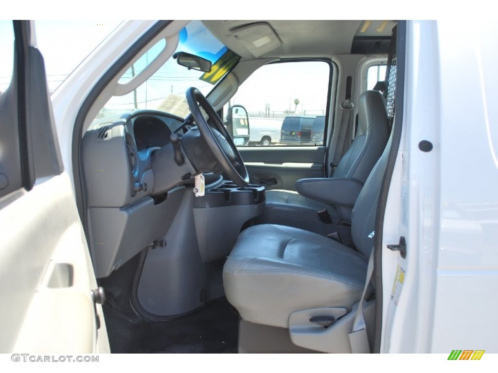 2008 E Series Van E350 Super Duty Commericial Extended - Oxford White / Medium Flint photo #11