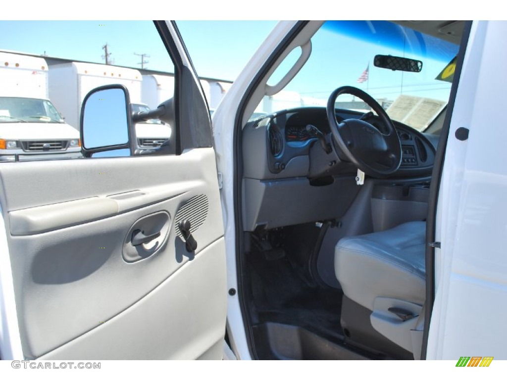 2008 E Series Van E350 Super Duty Commericial Extended - Oxford White / Medium Flint photo #12