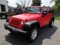 2013 Rock Lobster Red Jeep Wrangler Unlimited Sport S 4x4  photo #2