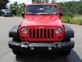 2013 Rock Lobster Red Jeep Wrangler Unlimited Sport S 4x4  photo #3