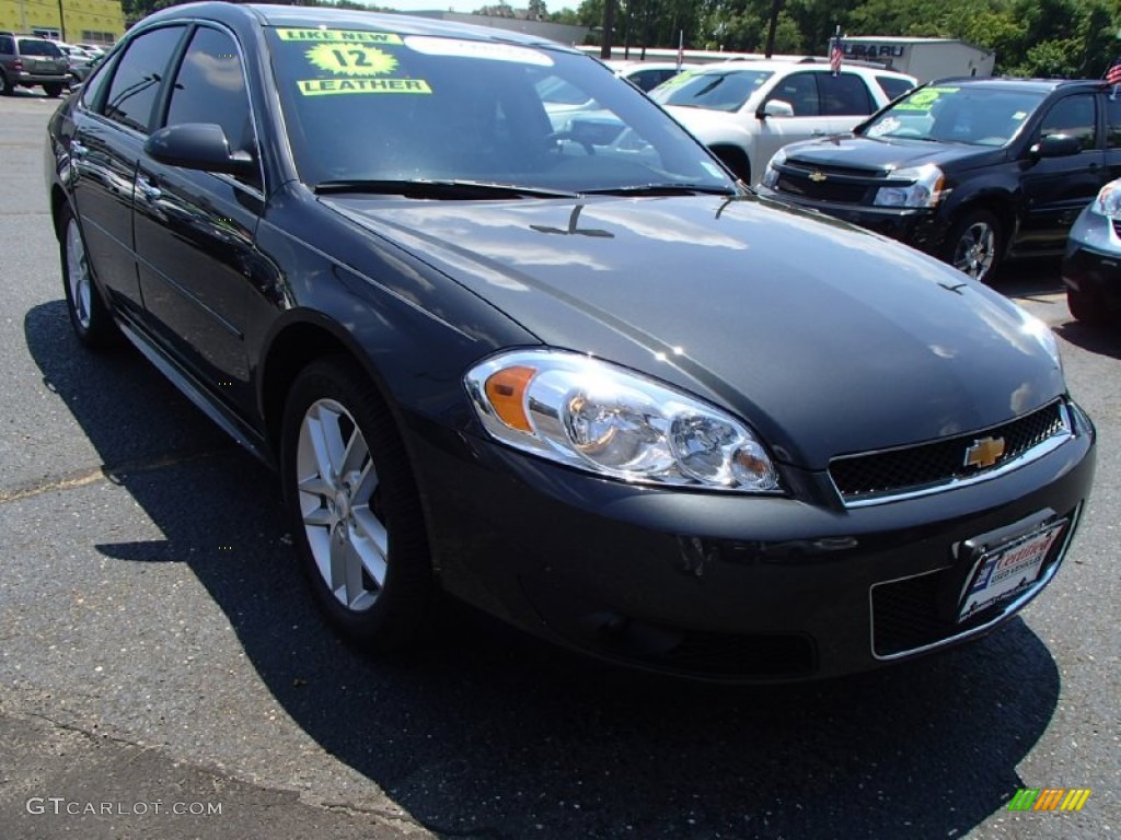 2012 Impala LTZ - Ashen Gray Metallic / Ebony photo #3