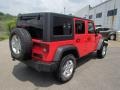 2013 Rock Lobster Red Jeep Wrangler Unlimited Sport S 4x4  photo #6