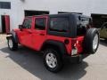 2013 Rock Lobster Red Jeep Wrangler Unlimited Sport S 4x4  photo #8