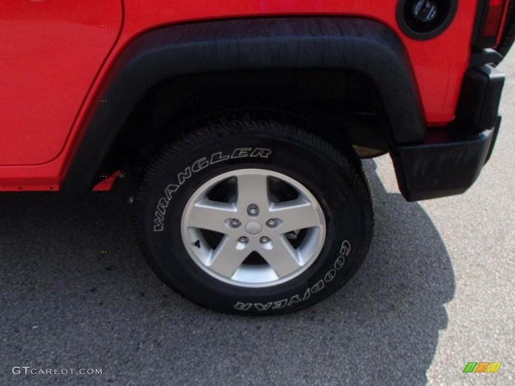 2013 Wrangler Unlimited Sport S 4x4 - Rock Lobster Red / Black photo #9