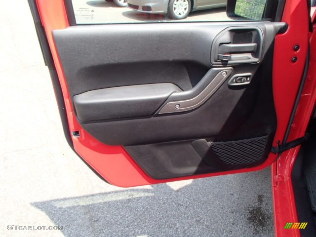 2013 Wrangler Unlimited Sport S 4x4 - Rock Lobster Red / Black photo #11
