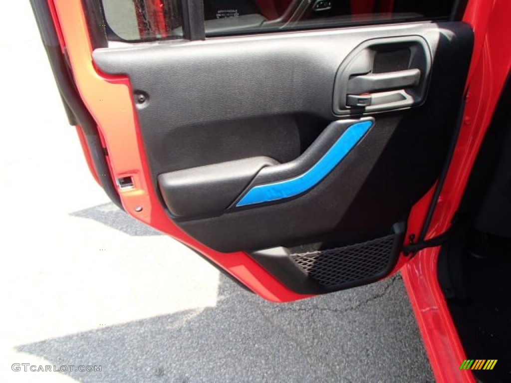 2013 Wrangler Unlimited Sport S 4x4 - Rock Lobster Red / Black photo #13