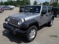 2013 Billet Silver Metallic Jeep Wrangler Unlimited Sport S 4x4  photo #2