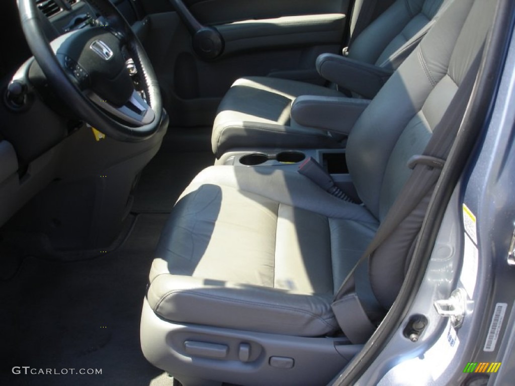 2008 CR-V EX-L 4WD - Glacier Blue Metallic / Gray photo #10