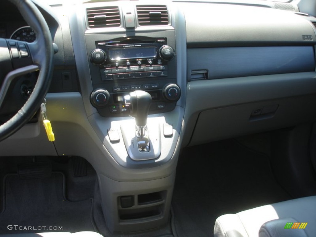 2008 CR-V EX-L 4WD - Glacier Blue Metallic / Gray photo #12