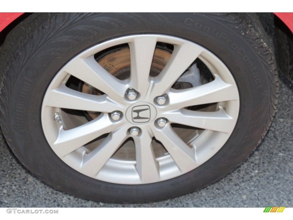 2012 Civic EX Coupe - Rallye Red / Gray photo #20