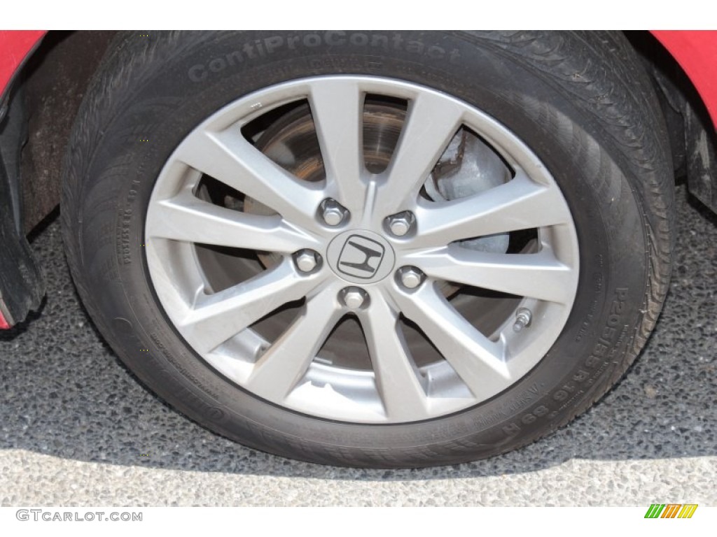 2012 Civic EX Coupe - Rallye Red / Gray photo #22
