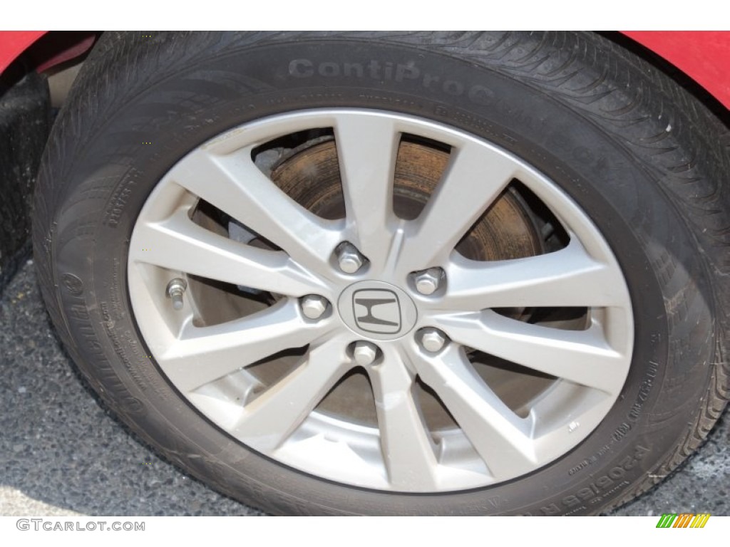 2012 Civic EX Coupe - Rallye Red / Gray photo #23