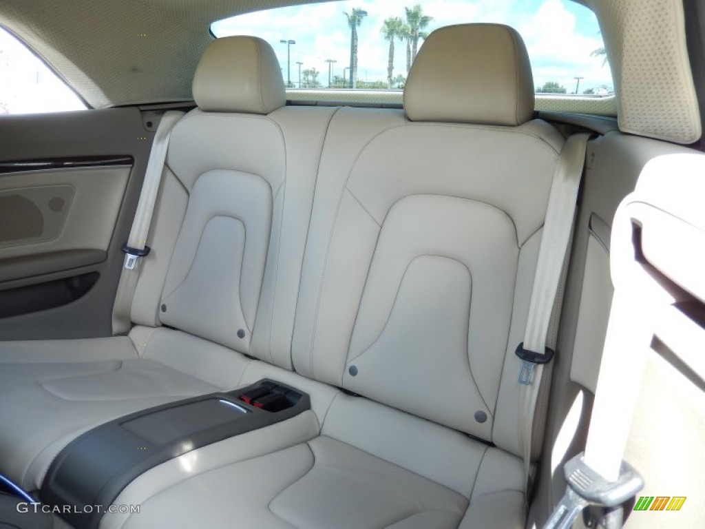 Cardamom Beige Interior 2011 Audi A5 2.0T Convertible Photo #83477556