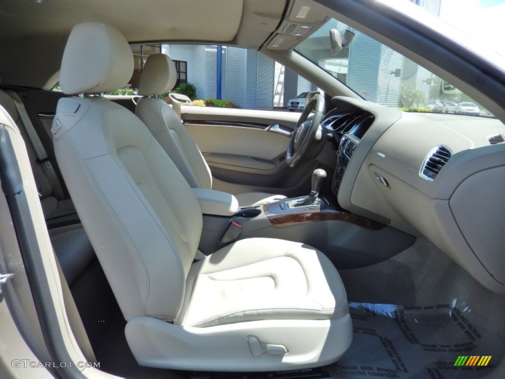 2011 A5 2.0T Convertible - Aurum Beige Metallic / Cardamom Beige photo #23