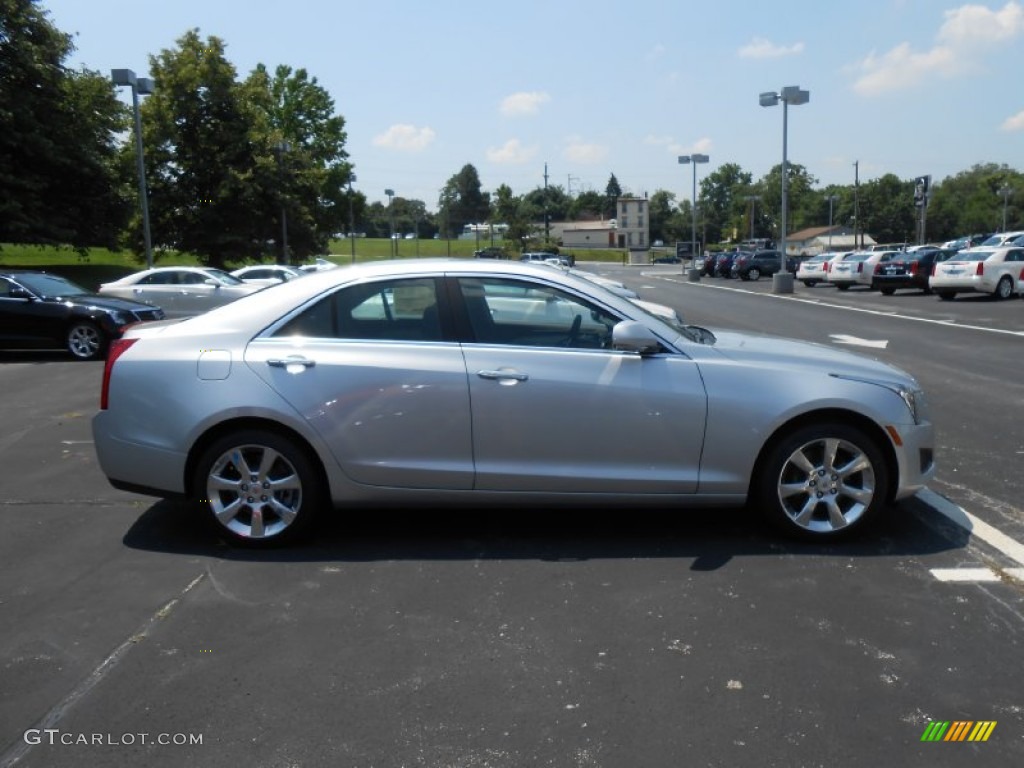 Radiant Silver Metallic 2013 Cadillac ATS 2.0L Turbo Luxury Exterior Photo #83478693