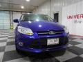 2012 Sonic Blue Metallic Ford Focus SE Sedan  photo #2