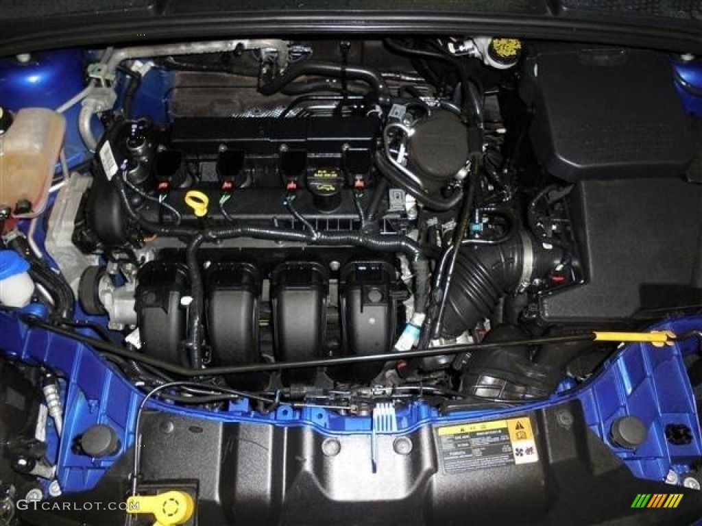 2012 Focus SE Sedan - Sonic Blue Metallic / Charcoal Black photo #22