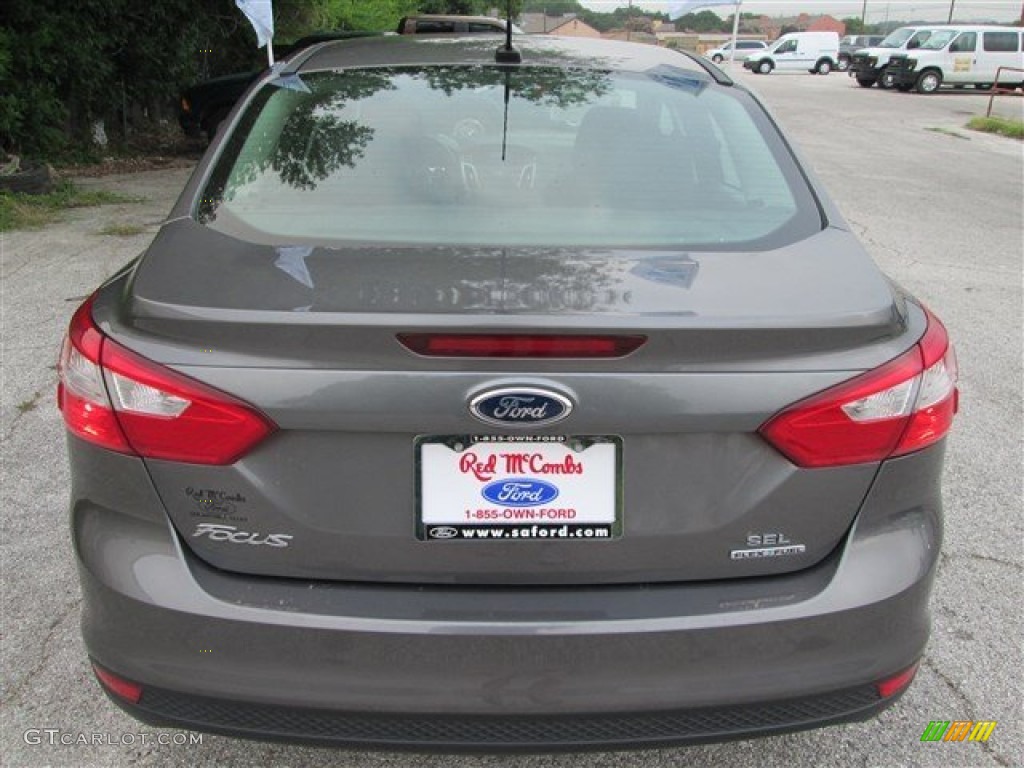 2012 Focus SEL Sedan - Sterling Grey Metallic / Charcoal Black photo #5