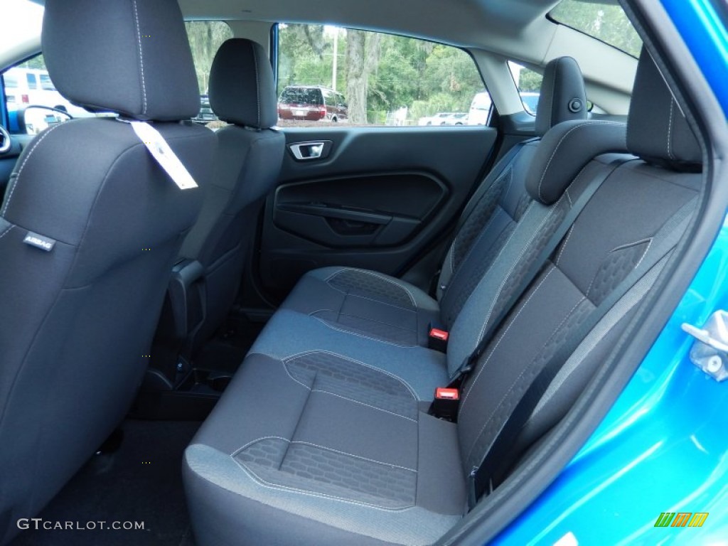 Charcoal Black Interior 2014 Ford Fiesta SE Sedan Photo #83480274