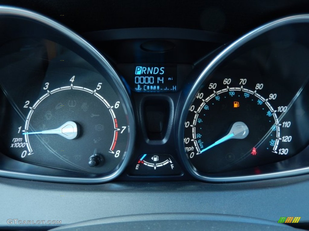 2014 Ford Fiesta SE Sedan Gauges Photo #83480321