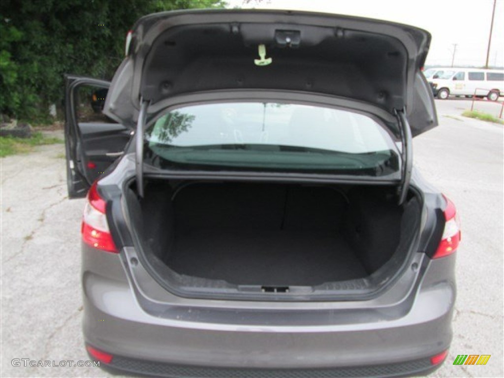 2012 Focus SEL Sedan - Sterling Grey Metallic / Charcoal Black photo #17