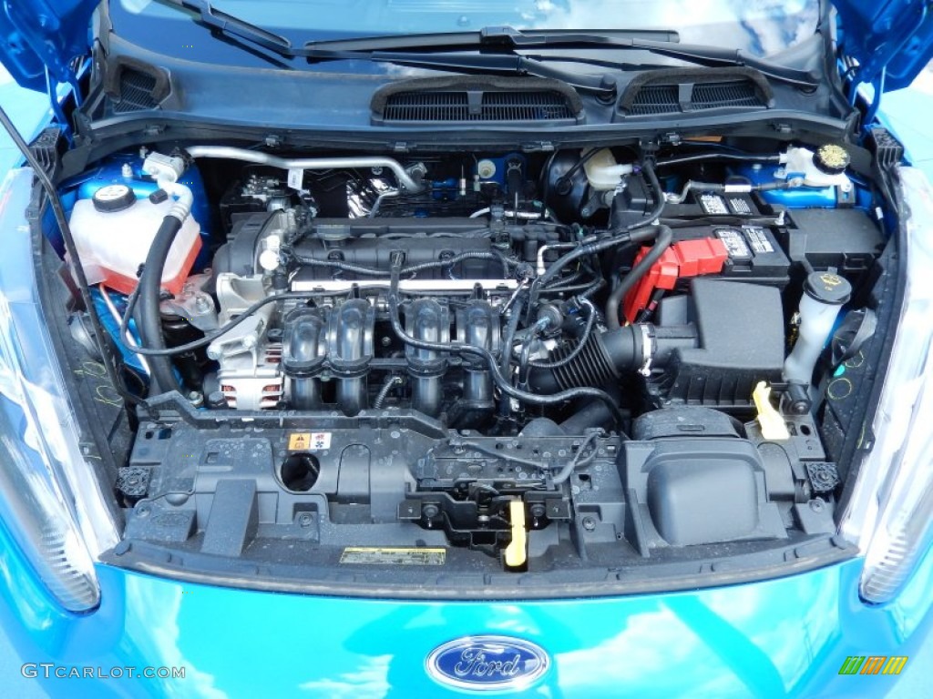 2014 Ford Fiesta SE Sedan 1.6 Liter DOHC 16-Valve Ti-VCT 4 Cylinder Engine Photo #83480373