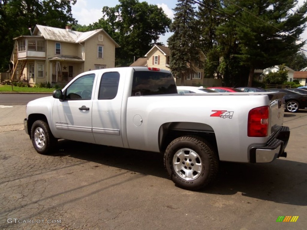 2013 Silverado 1500 LT Extended Cab 4x4 - Silver Ice Metallic / Ebony photo #5