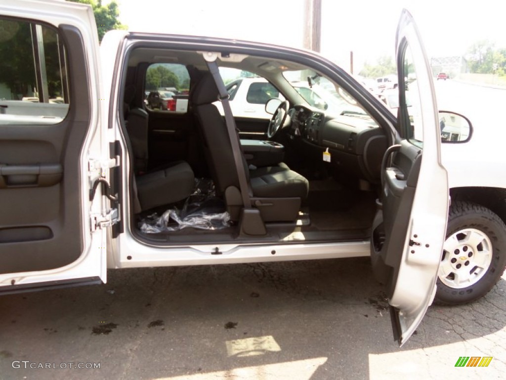 2013 Silverado 1500 LT Extended Cab 4x4 - Silver Ice Metallic / Ebony photo #18