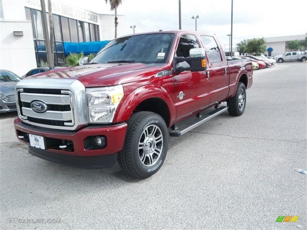 Ruby Red Metallic Ford F250 Super Duty