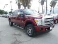 Ruby Red Metallic - F250 Super Duty Platinum Crew Cab 4x4 Photo No. 7