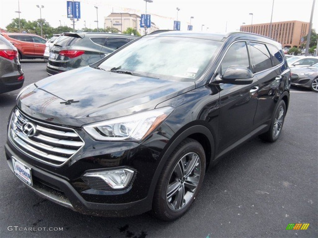 2013 Santa Fe Limited - Becketts Black / Beige photo #1