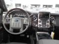 2013 Ford F250 Super Duty Platinum Black Leather Interior Dashboard Photo
