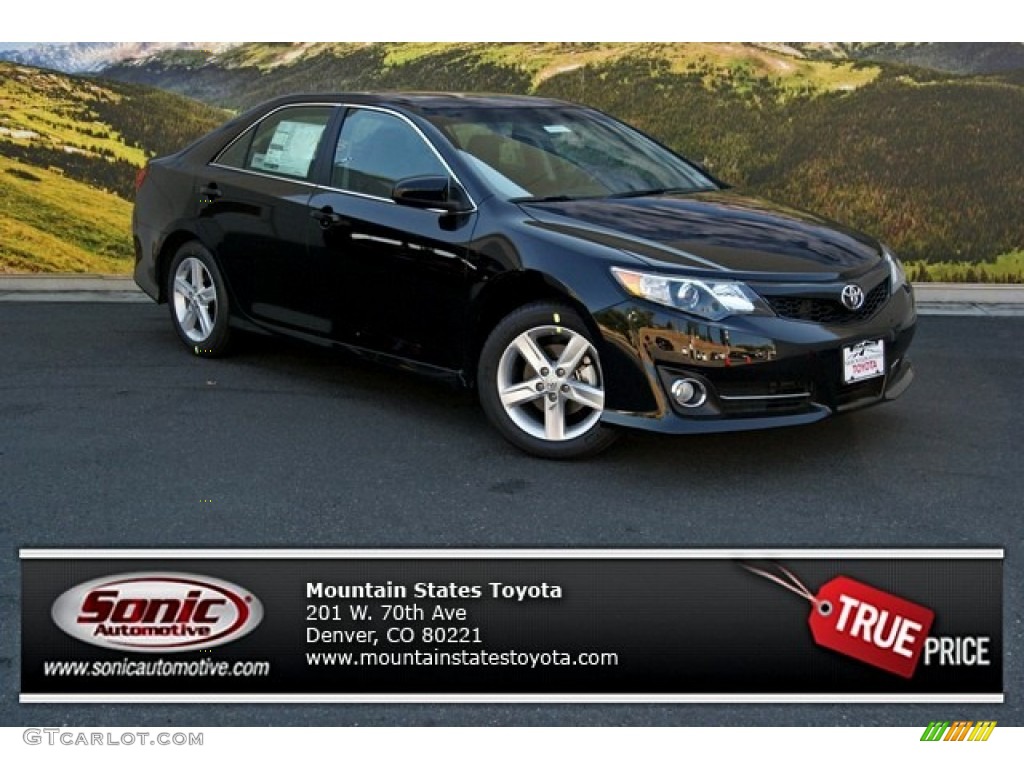2013 Camry SE - Attitude Black Metallic / Black/Ash photo #1
