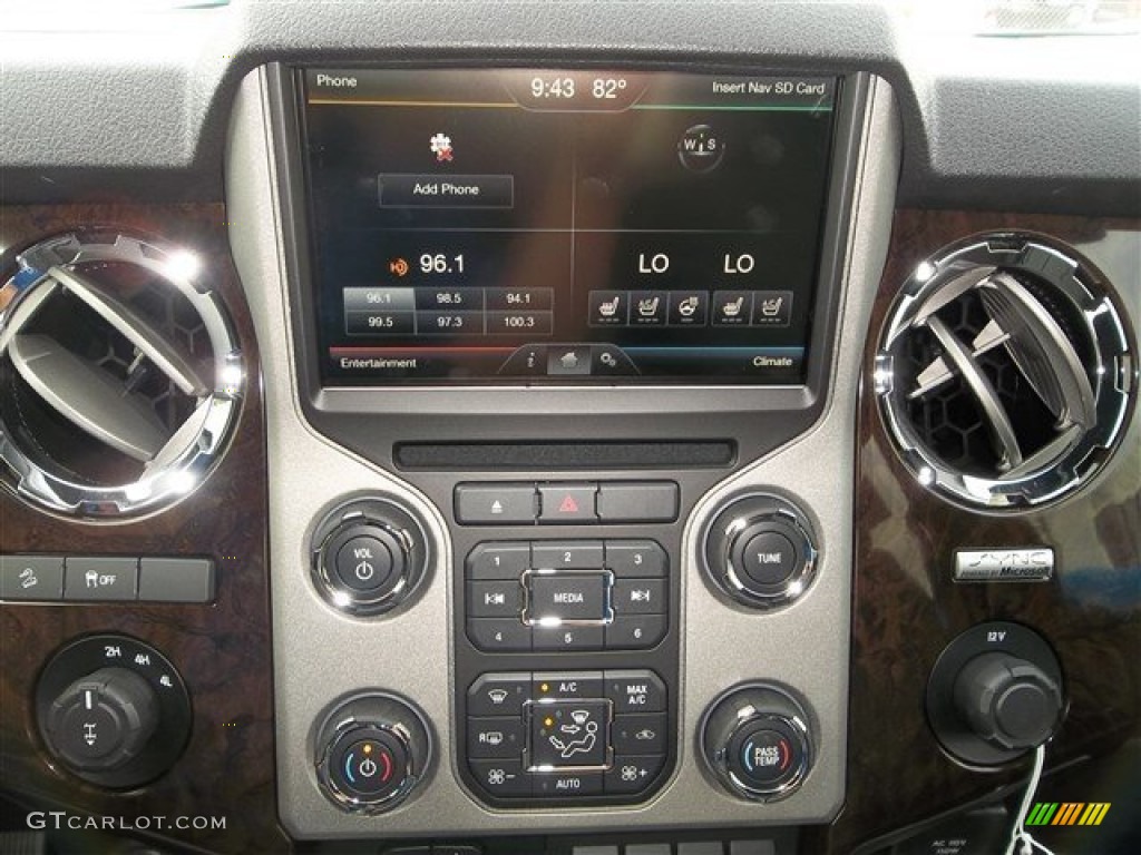 2013 Ford F250 Super Duty Platinum Crew Cab 4x4 Controls Photos